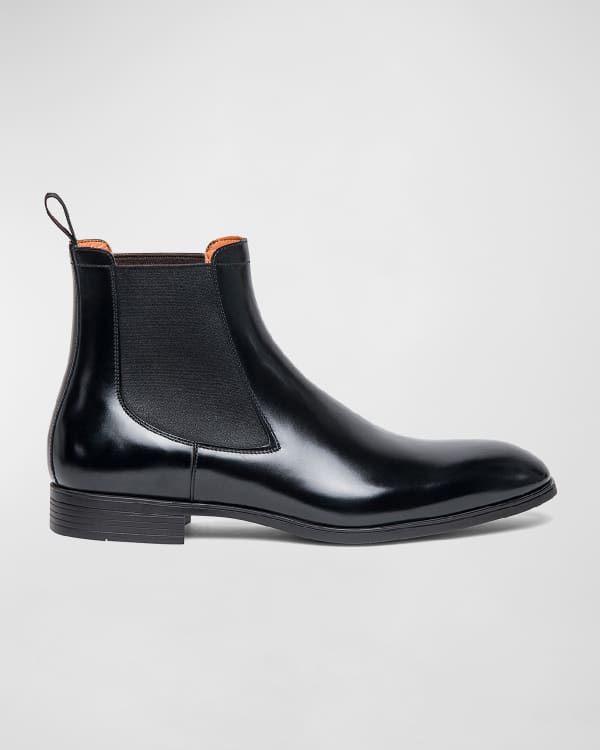 Vince Men's Erik Leather Chelsea Boots | Neiman Marcus