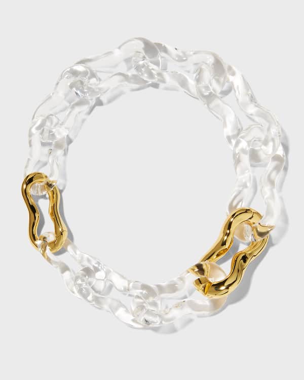 Alexis Bittar Liquid Lucite Small Vessel Pendant Necklace | Neiman Marcus