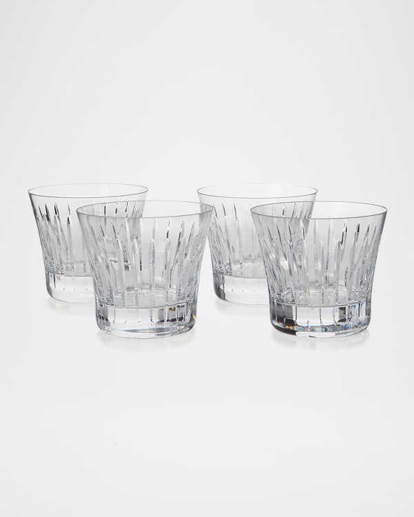 Set of 4 Vintage Baccarat Crystal Aperitif Glasses. Porto