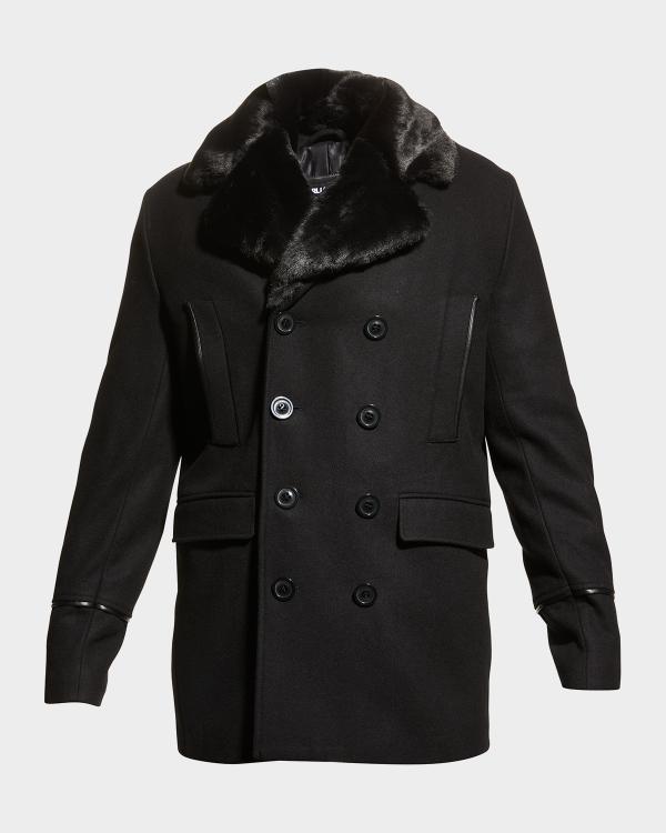 Homme Plisse Issey Miyake Men's Pleated Edge Coat | Neiman Marcus