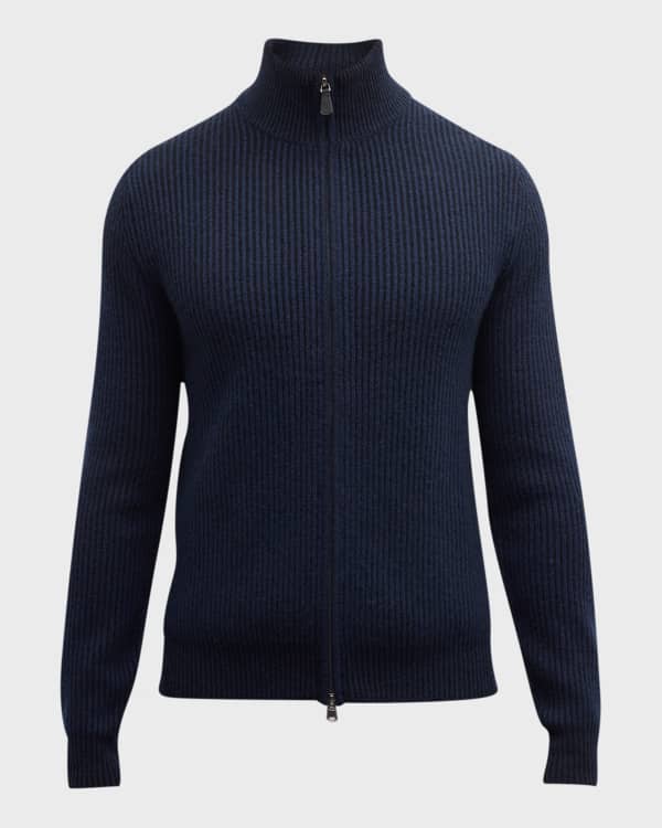 Neiman Marcus Superfine Cashmere Turtleneck Sweater Black
