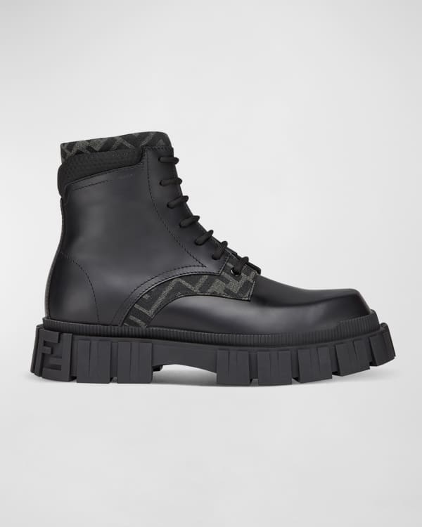 Fendi Leather Over the Knee Sock Boot Neiman Marcus