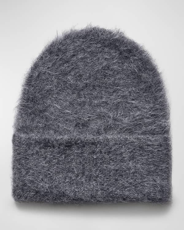 Alpaca wool-blend embellished beanie