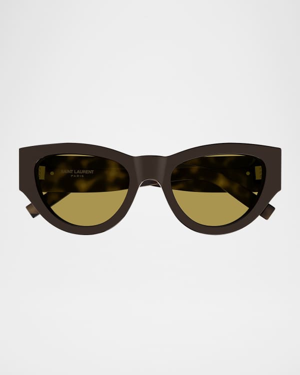 Saint Laurent Cat Eye-Frame Recycled Acetate Sunglasses