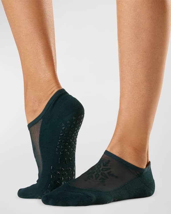 Tavi Noir Jane Knee High Grip Socks Navy BLUE Size Small Women's 6