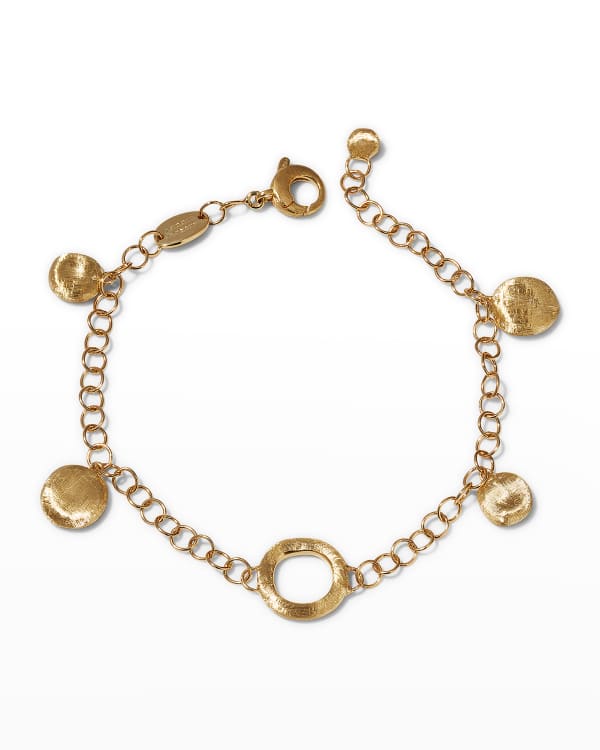 Saint Laurent Multi Strass Bracelet in Metallic