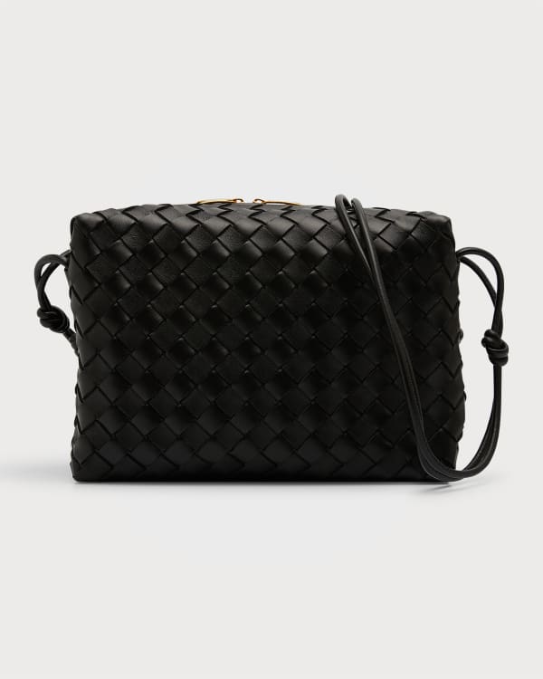 Bottega Veneta Men's Small Cobble Messenger - Brown