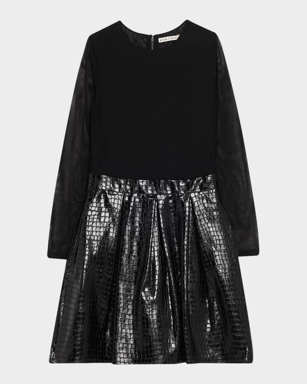 ALICE + OLIVIA Karolina Paneled Halter Maxi Dress | Neiman Marcus