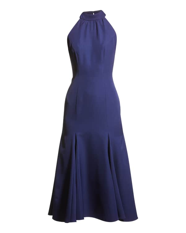 Milly Long Sleeve Pointelle Lace Mermaid Midi Dress Neiman Marcus