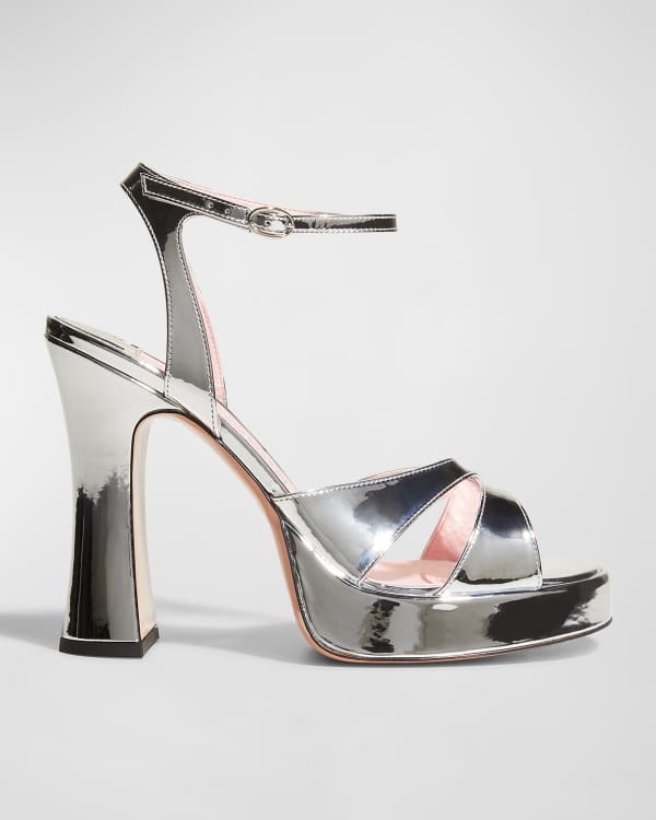 Louis Vuitton Crystal Bow Platform Pumps