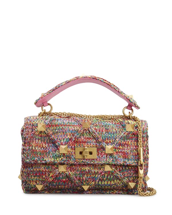 Valentino Garavani Multicolor Fabric Shoulder Bag