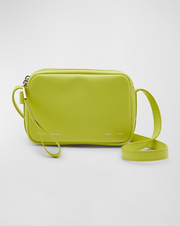 MCM Mini Yellow Tan Color Splash Logo Pouch Chain Handbag MSCRDU