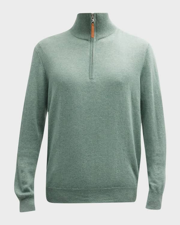 Neiman Marcus Men s Cloud Cashmere Crewneck Sweater Neiman Marcus