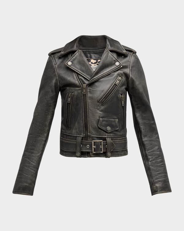 Lamarque paige leather jacket outlet