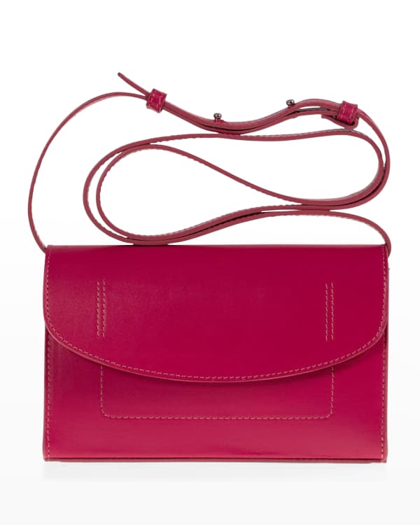 STRATHBERRY Lana Osette Grain Leather Top-Handle Bag