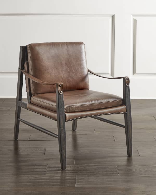 Ambroise metal frame club chair clearance