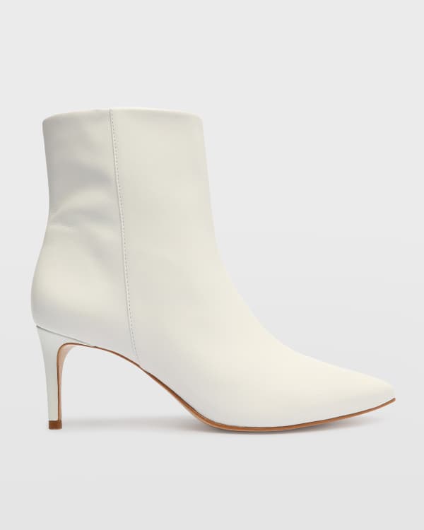 Schutz Bette Suede Pointed Toe Ankle Booties Neiman Marcus