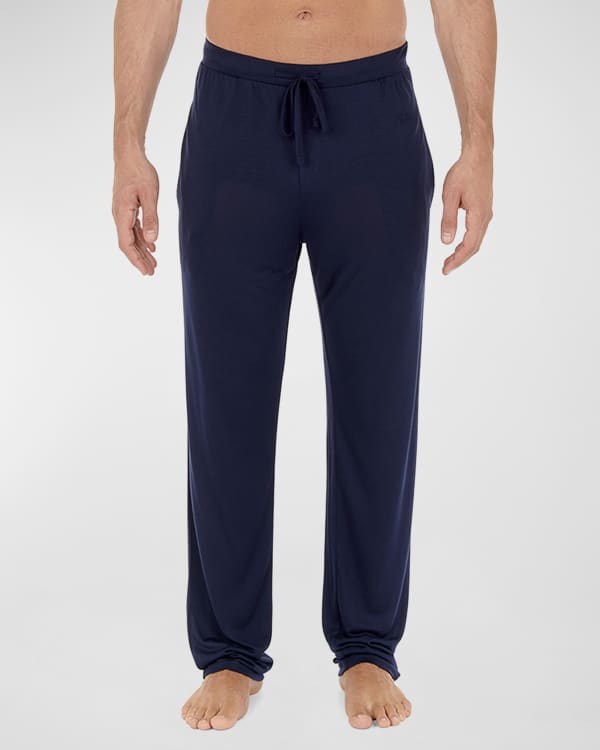 Horsey cotton fleece sweatpants in blue - Loro Piana