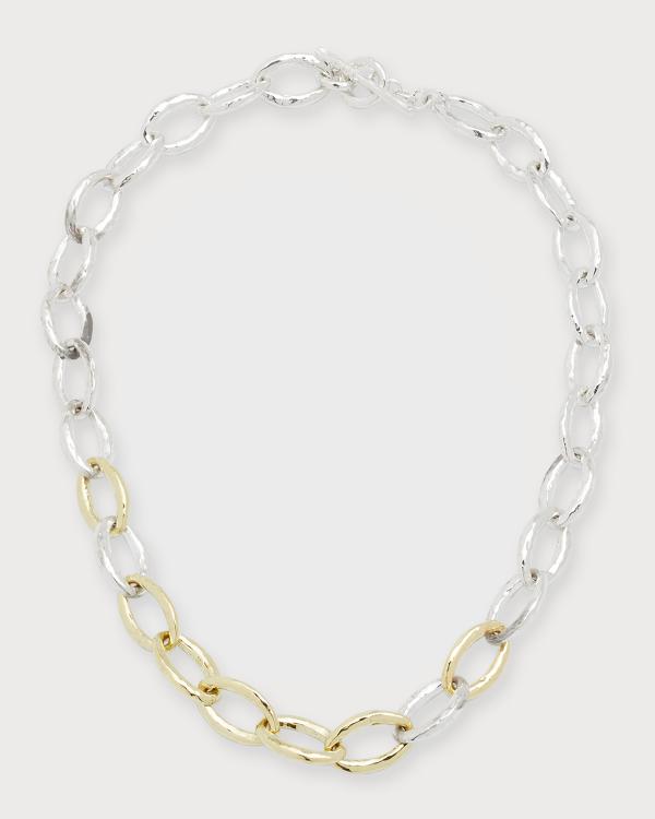 Alexis Bittar Brut Gold Twisted Link Necklace, 16 display picture 1