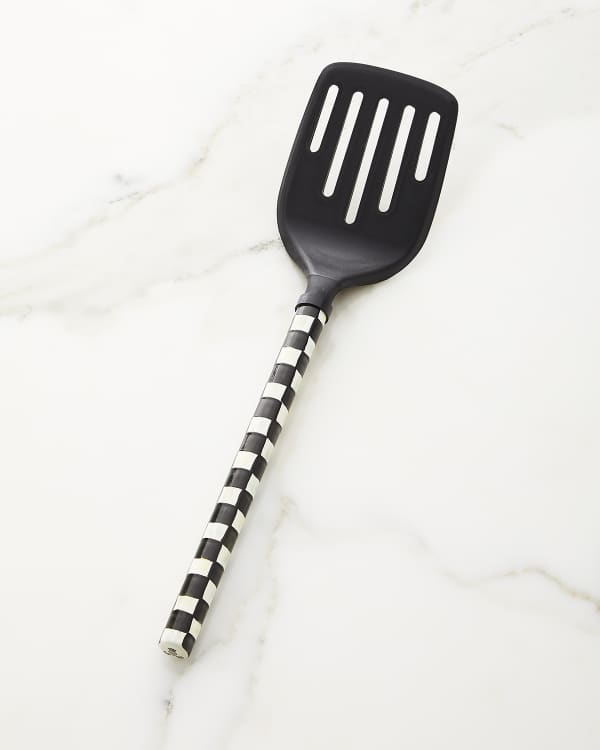 MacKenzie-Childs Courtly Check Small Whisk, Black