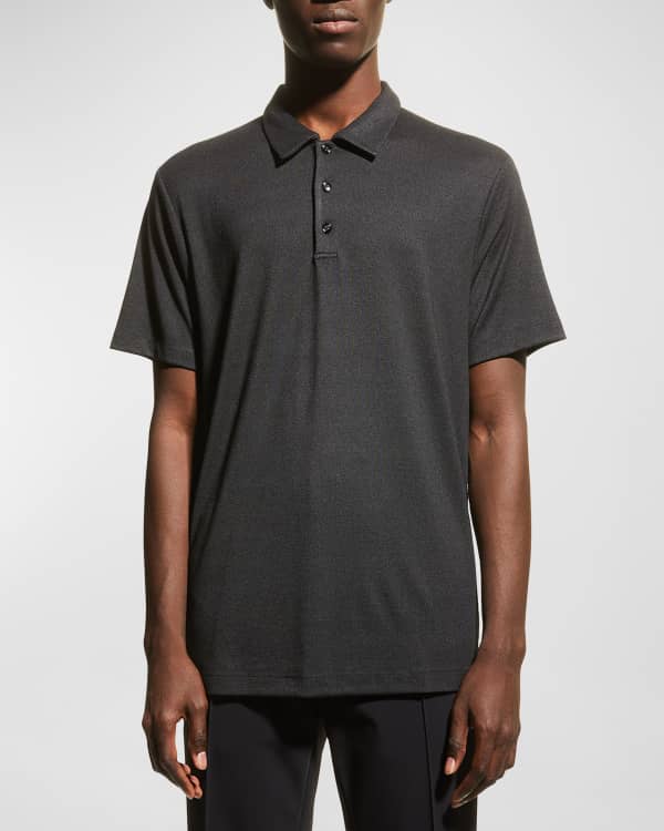 Versace Men's Greca-Collar Polo Shirt | Neiman Marcus