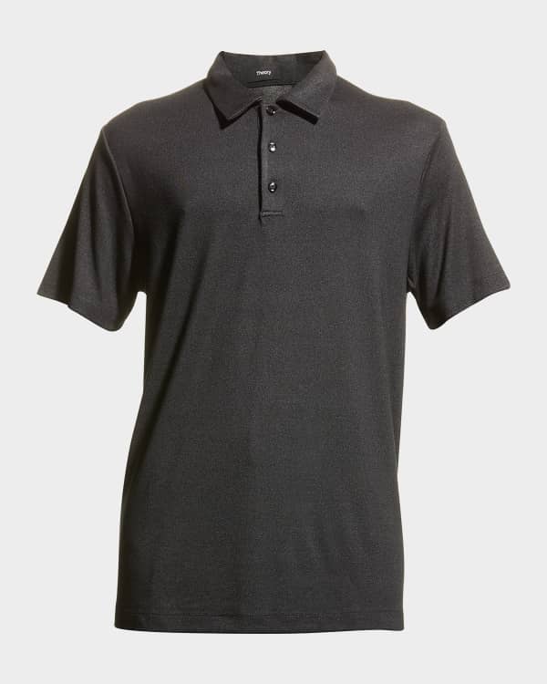 Versace Men's Greca-Collar Polo Shirt | Neiman Marcus