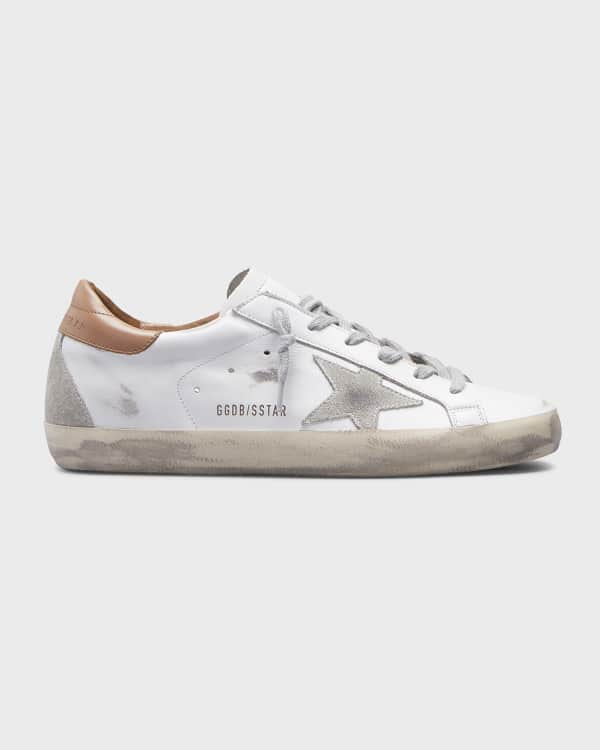 Superstar sneakers in leather with shop suede star