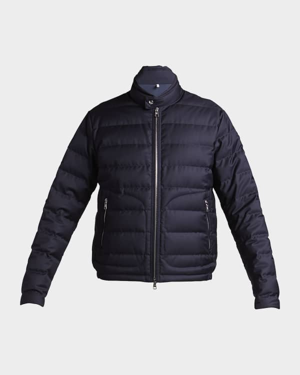 Emporio Armani Men's Hooded Down Puffer Jacket | Neiman Marcus