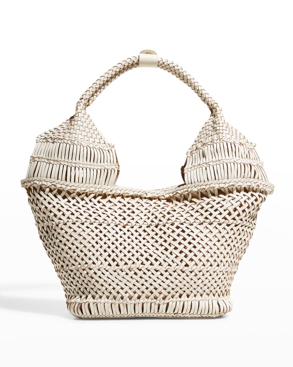 Woven Leather Tote Bag main image 0