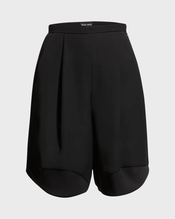 パンツ JIL SANDER Women Shorts  Burmudas J04KA0116J40021001 Black Jil Sander Knitted Cotton Shorts | Black | FARFETCH