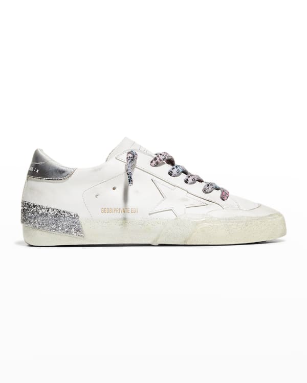 Golden Goose Superstar Croco Glitter LowTop Sneakers Neiman Marcus