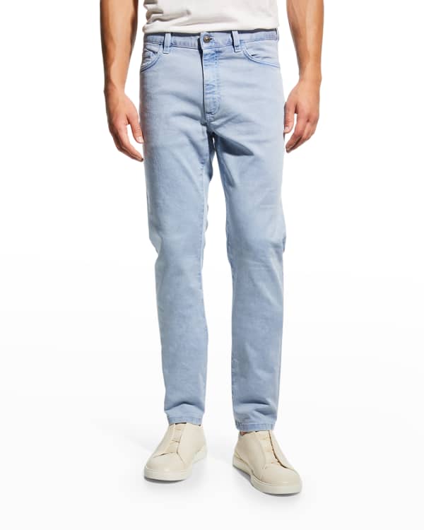 TOM FORD Men's Brushed 5-Pocket Jeans | Neiman Marcus