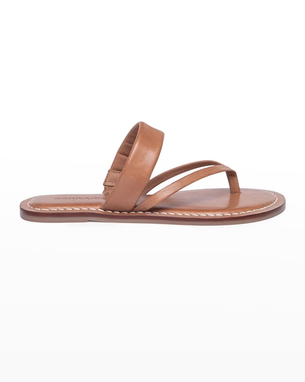Taryn Rose Collection Taziana Leather Thong Sandals Neiman Marcus