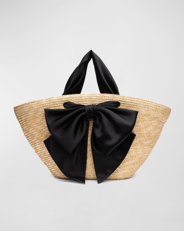 Kate spade straw bag with bow online