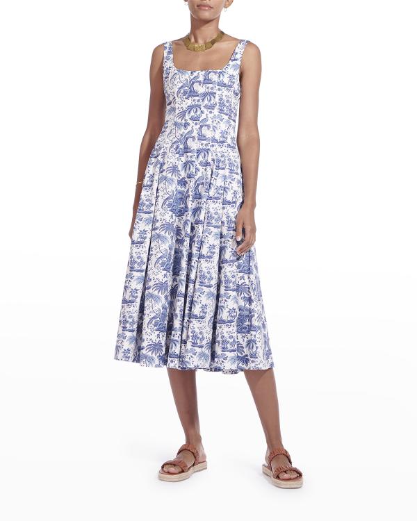 Toteme Sleeveless Cotton Tee Dress | Neiman Marcus
