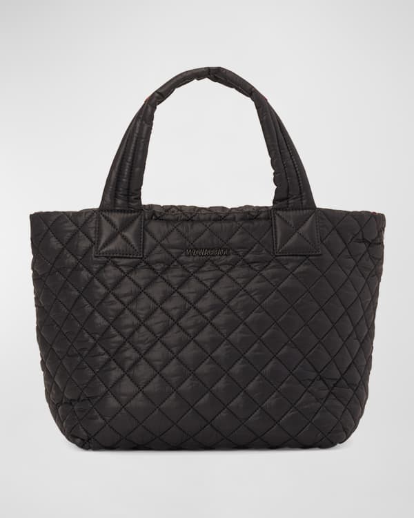 Mini Metro Tote Deluxe Quilted Handbag in Black | MZ Wallace