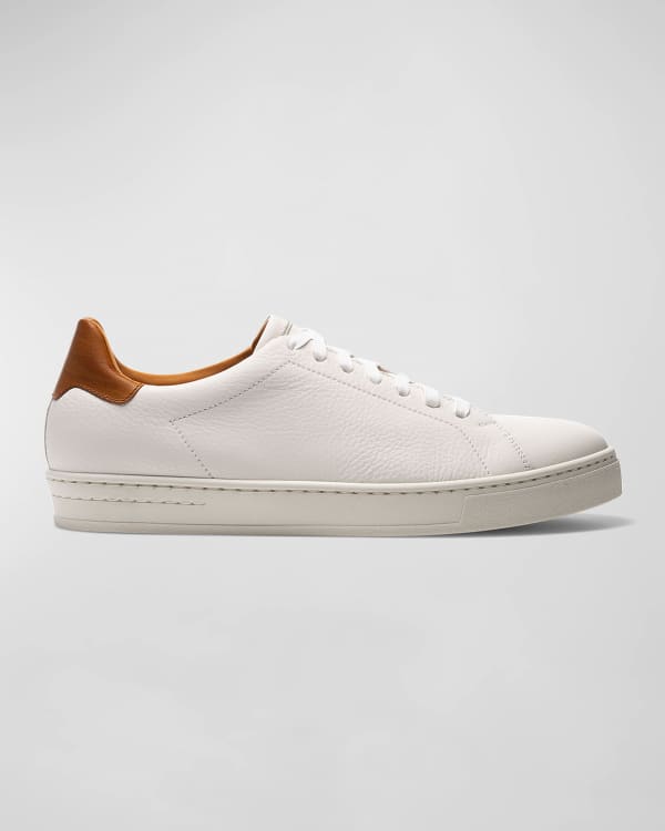 Common Projects Men's Winter Achilles Leather-Suede Low-Top Sneakers ...