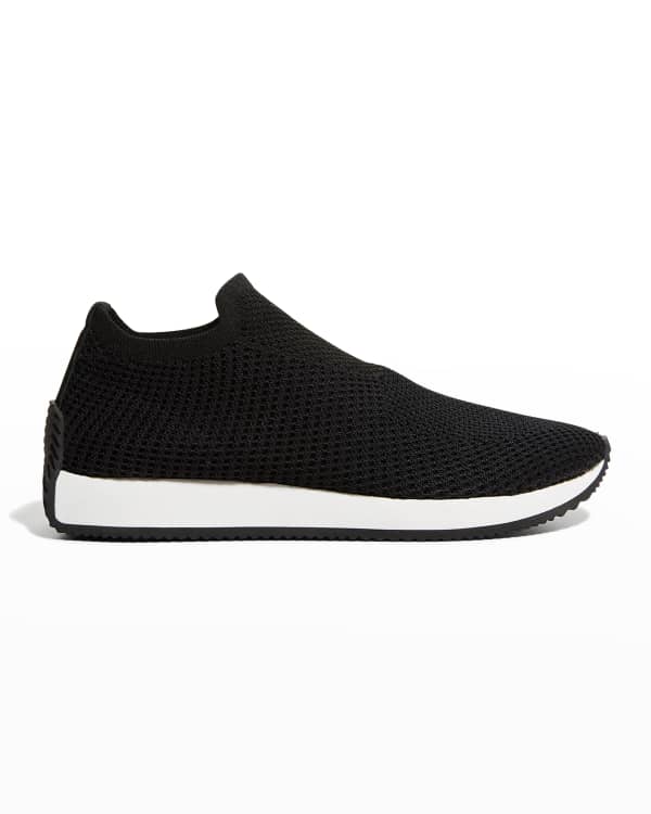 Eileen Fisher Carver Crisscross Leather Sneakers Neiman Marcus