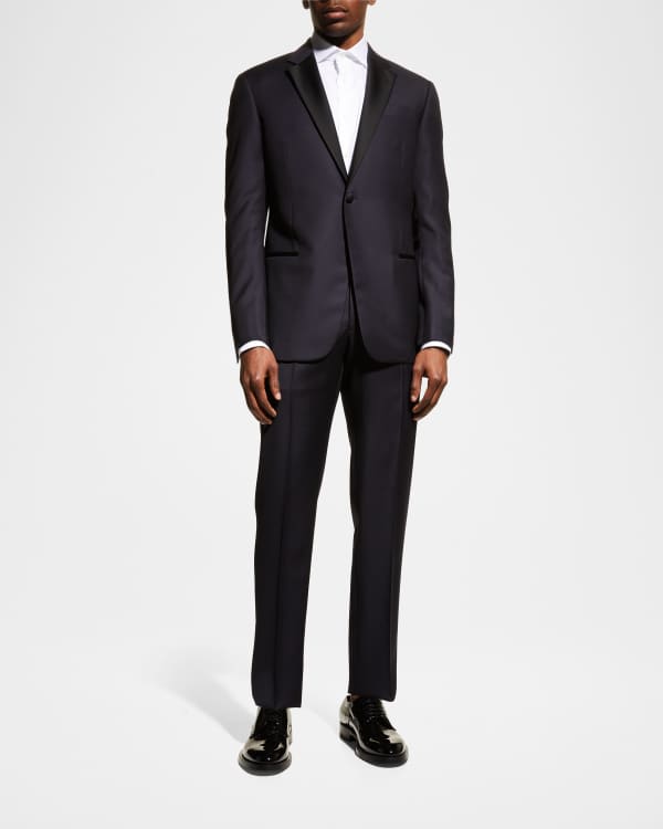 Emporio Armani Men's Micro Fancy Dot Suit | Neiman Marcus