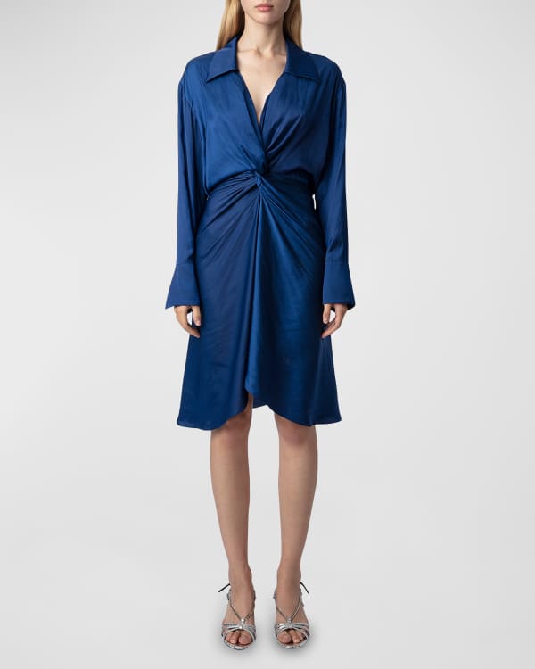 Metallic leaf shirt dress discount