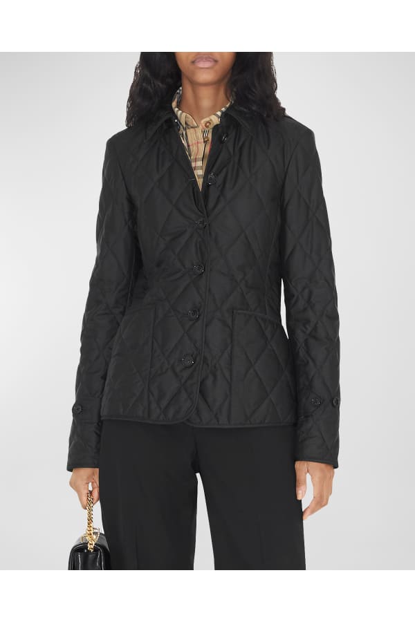 Burberry Fernleigh Quilted Jacket in New Chino