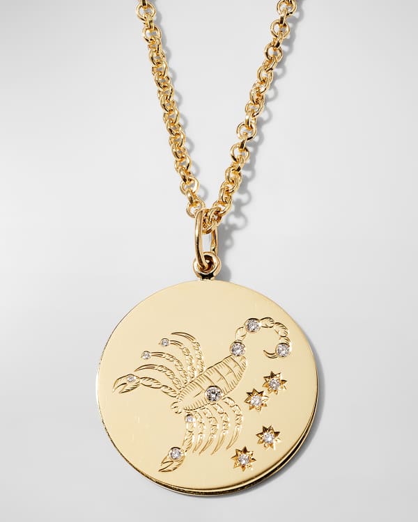 David Webb Zodiac Capricorn Pendant Necklace