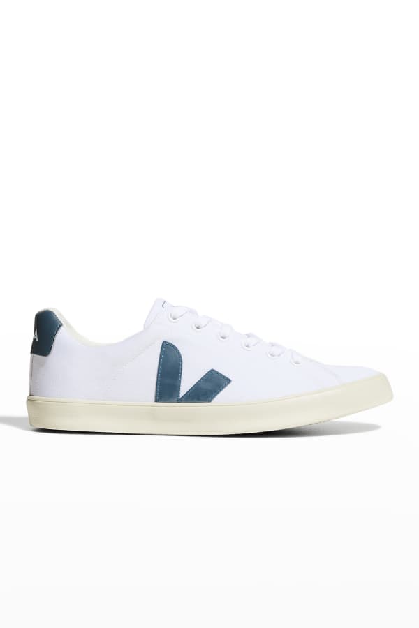 VEJA Esplar Bicolor Leather Low Top Sneakers Neiman Marcus