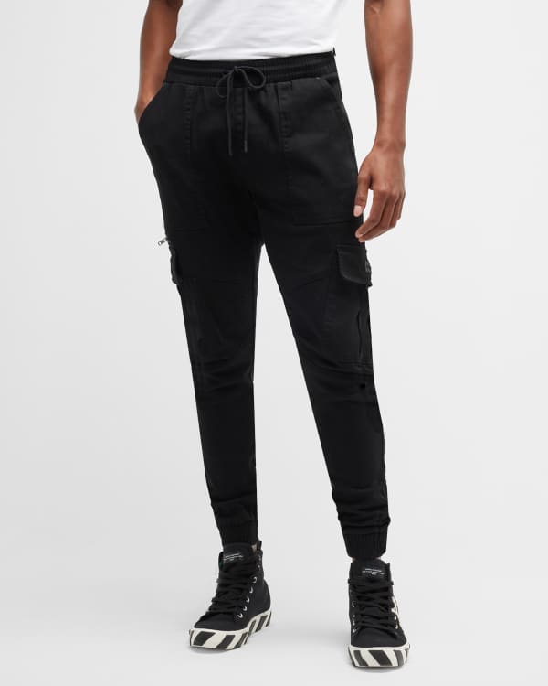 NANA JUDY Men s The Bleecker Pintuck Knee Track Pants BCI Cotton Neiman Marcus