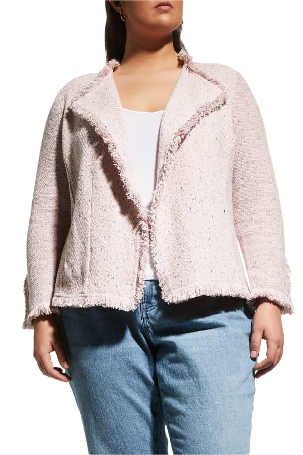 Plus Size Fringed Jacket main image 0
