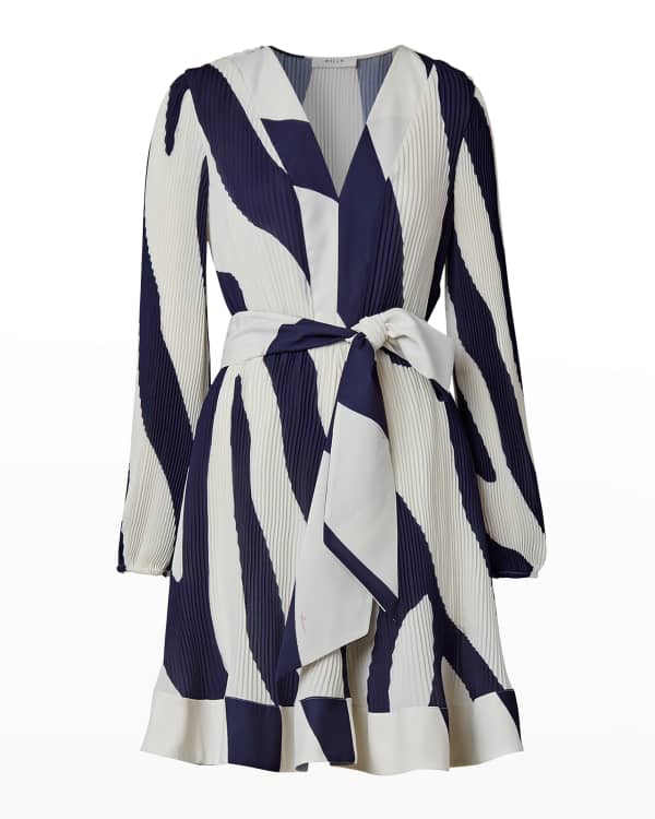 Milly ruffle wrap dress top