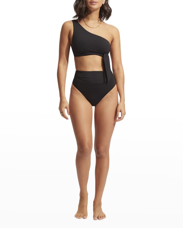 Technicolor halter outlet one piece swimsuit