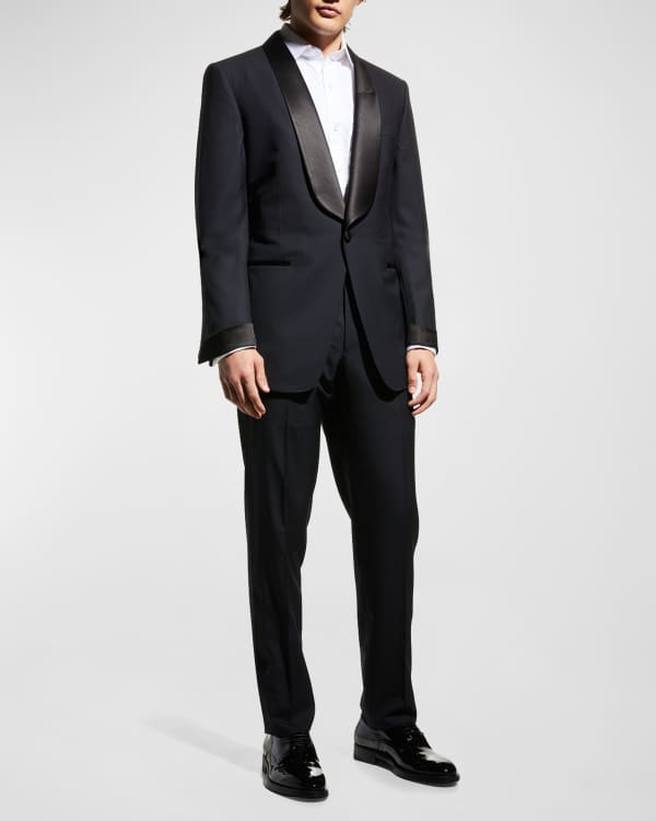 TOM FORD Shelton Base Double-Breasted Tuxedo Suit | Neiman Marcus