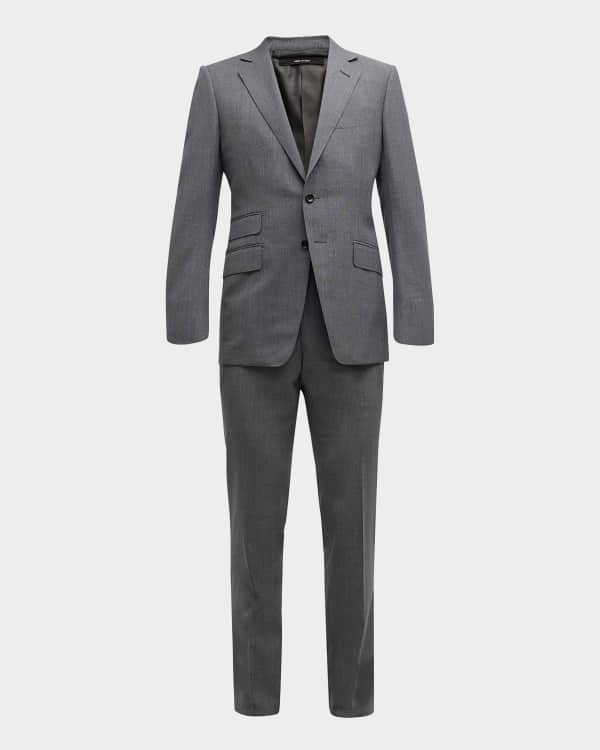 TOM FORD Men's Cooper Solid Hopsack Suit | Neiman Marcus