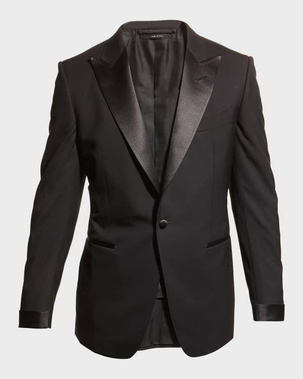 Burberry navy tuxedo clearance